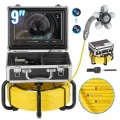 VEVOR Sewer Camera 165 ft with 9 inch monitor and cable reel